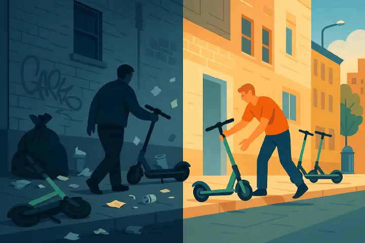 Разбитые окна и поднятые самокаты: почему одни ломают, а другие чинят