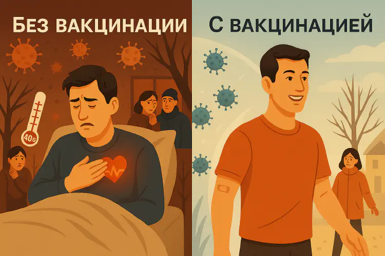 Сделал прививку от гриппа