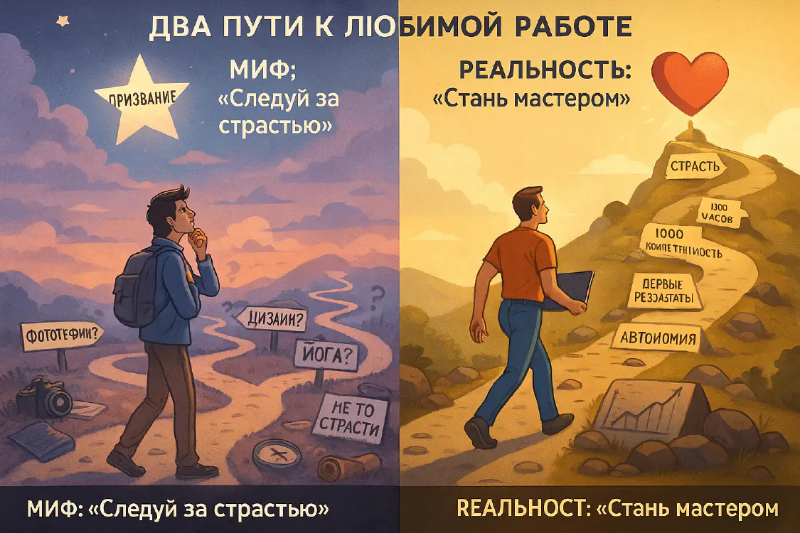 «Найди своё призвание» — ложь, которая мучает миллионы