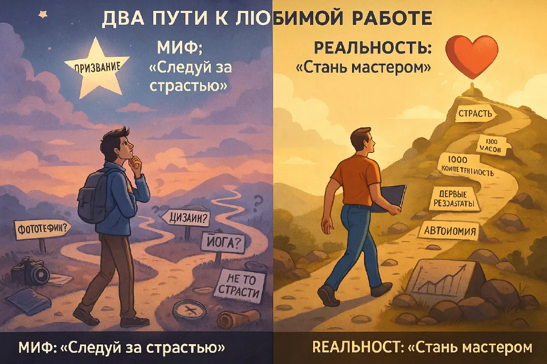 «Найди своё призвание» — ложь, которая мучает миллионы