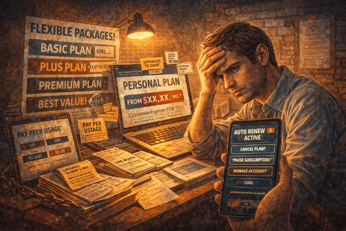 Личный тарифный план: как сервисы продают неопределённость под видом справедливости