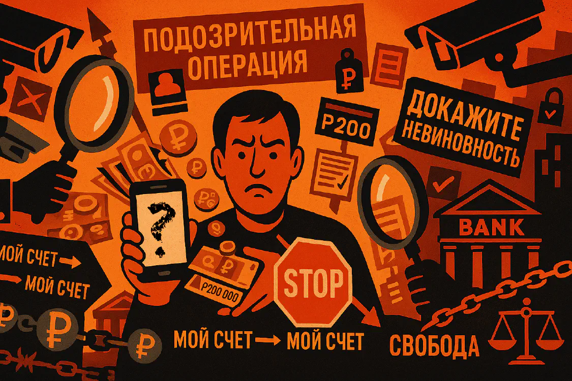 Подозрительный перевод самому себе