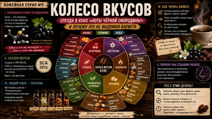 Кофейная серия №5: Колесо вкусов