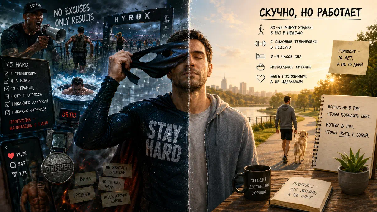 Снять костюм героя: почему нам хочется «убийственных» тренировок и как жить без этого театра