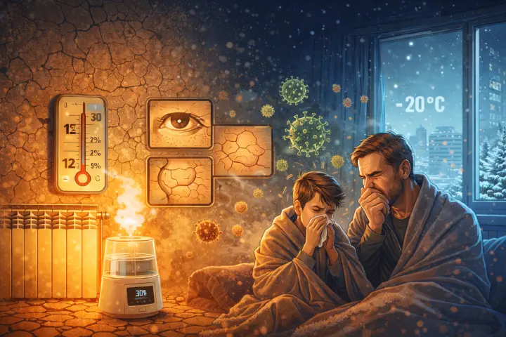 Влажность 12 % — пустыня в квартире