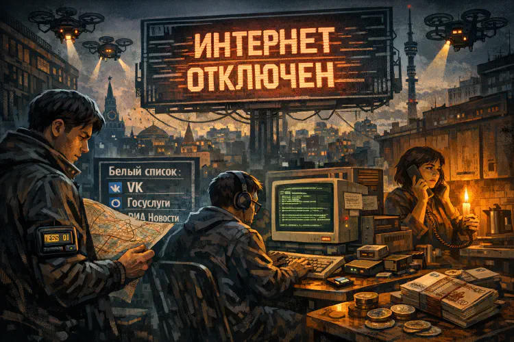 Полдня без сети
