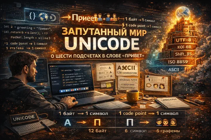 Что такое символ и почему Unicode — самая глубокая кроличья нора в программировании