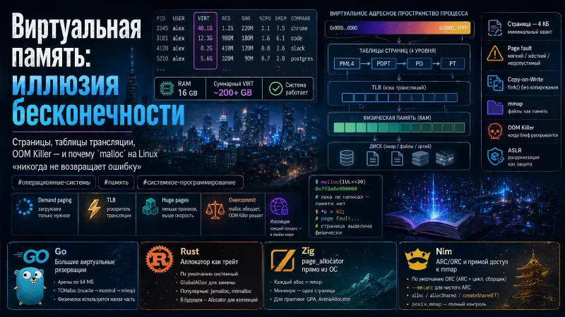 Цикл событий: один поток, миллион соединений